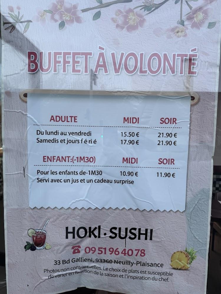 Hoki Sushi - Menu Image 1